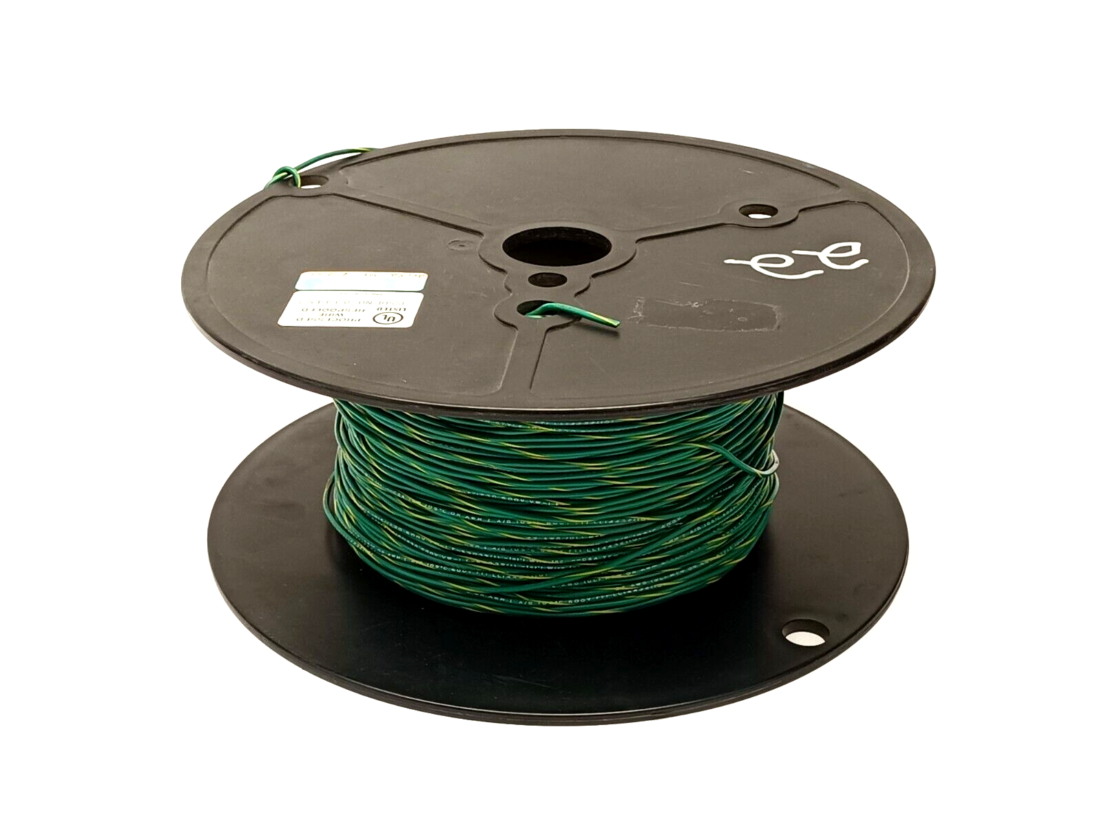 International Wire Inc Green/Yellow 22 AWG Wire MTW AWM 1015/1230 600V - Maverick Industrial Sales
