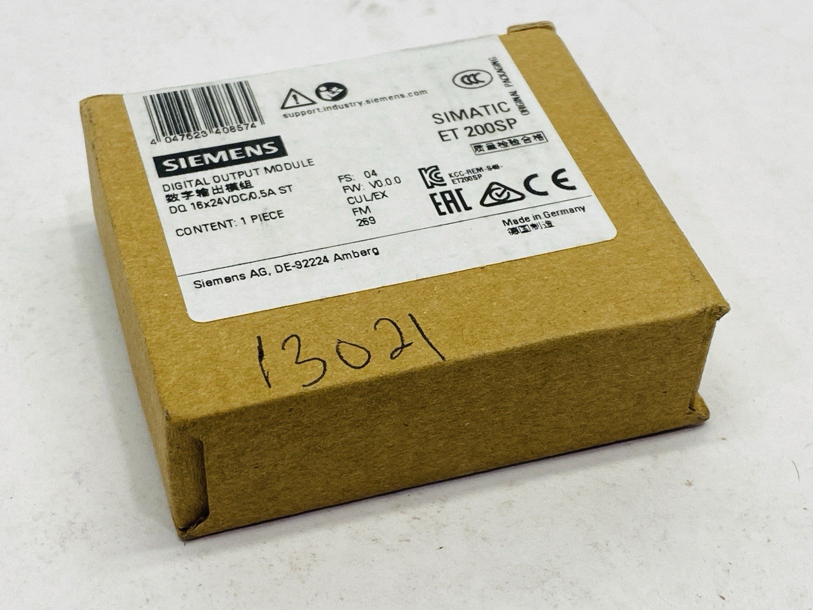 Siemens 6ES7 132-6BH01-0BA0 SIMATIC ET 200SP Digital Output Module DQ 16x 24VDC - Maverick Industrial Sales