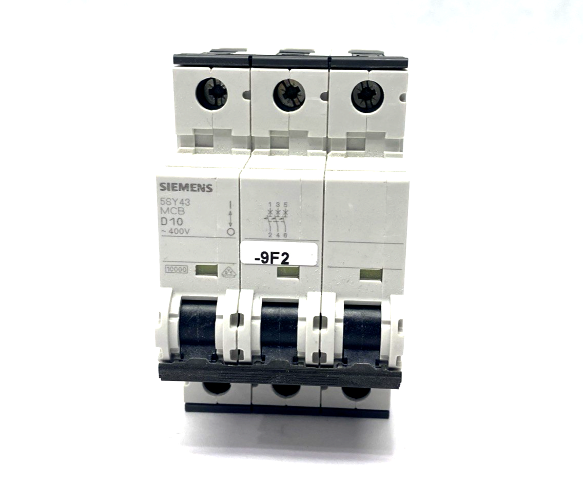 Siemens 5SY4310-8 Miniature Circuit Breaker 10kA 3P 10A - Maverick Industrial Sales