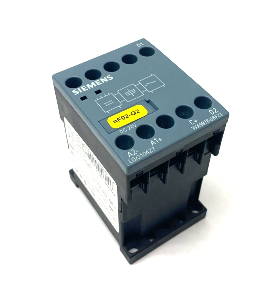 Siemens 3VA9978-0BF23 Time-Delay Device, Fixed Delay 24VDC - Maverick Industrial Sales