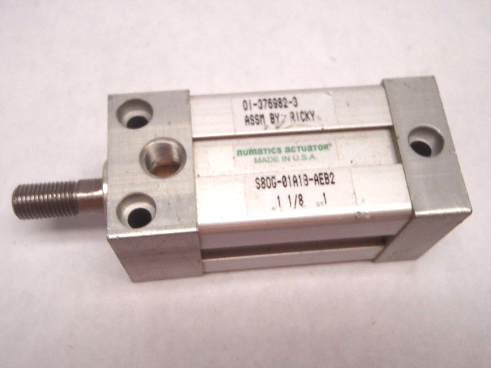 Numatics S80G-01A1B-AEB2 COmpact Cylinder 1" Stroke - Maverick Industrial Sales