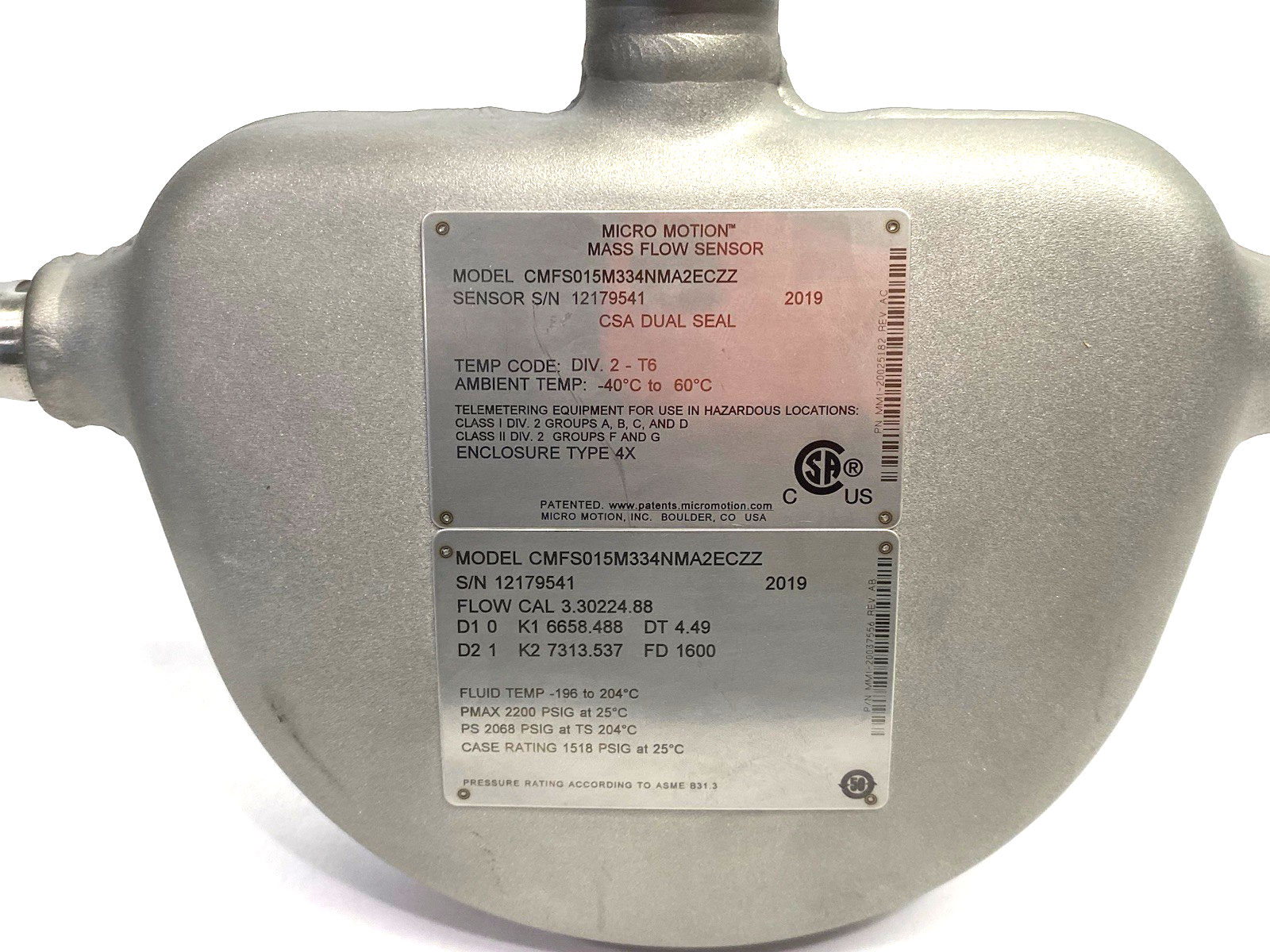 CMFS015M334NMA2ECZZ | Emerson Micro Motion ELITE Coriolis Meter, Mass Flow Sensor - New – Open box - Maverick Industrial Sales