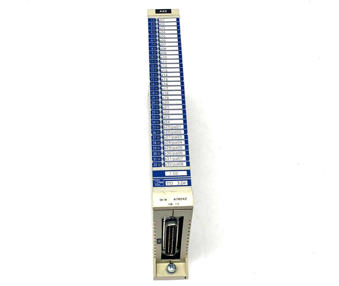 01-007-325 | Sigmatek TO 32F I/O Module LOT OF 3 - For parts or not working - Maverick Industrial Sales