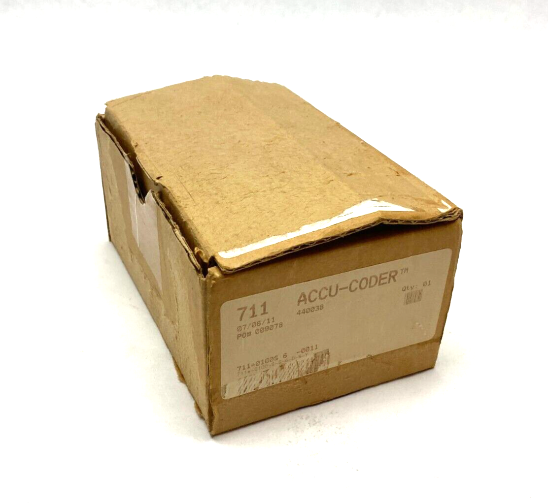 Accu-Coder 711*-0100-S-S-6-D-S-Y Incremental Encoder Dual-Shaft 711*0100S 6-0011 - Maverick Industrial Sales