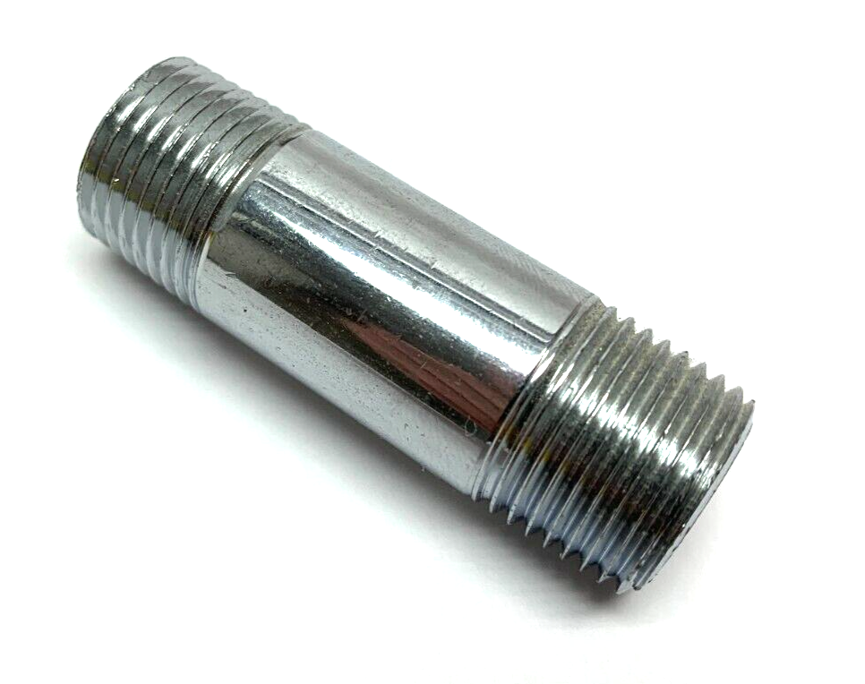 3/8" x 2" Chrome Nipple Threaded LOT OF 5 - Maverick Industrial Sales