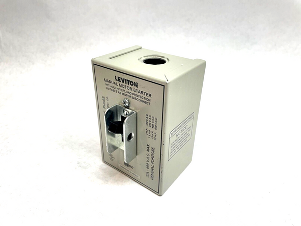 Leviton N1303 Manual Motor Starter Disconnect Switch, 30A, 3PH, 600V - Maverick Industrial Sales