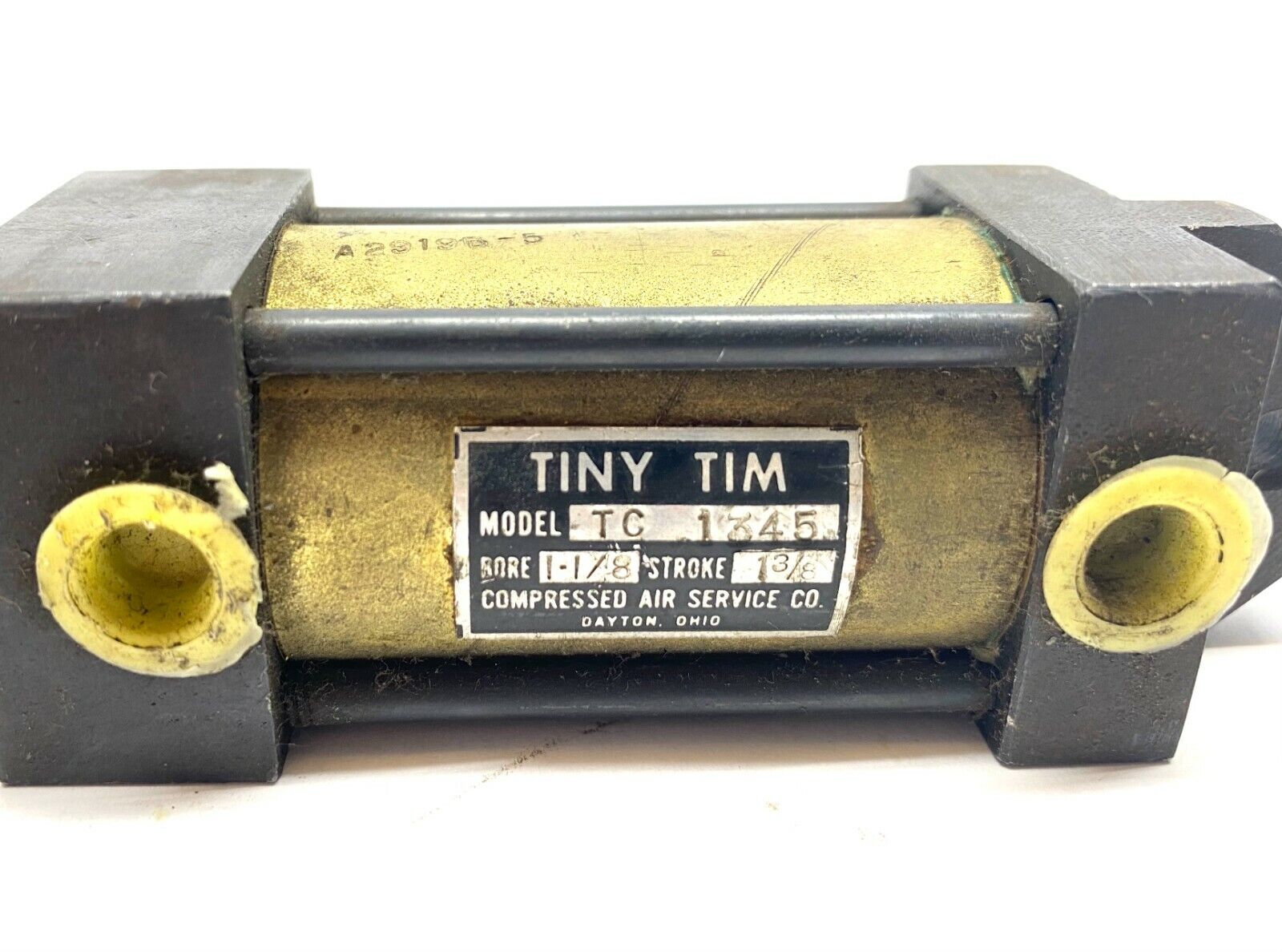 Compressed Air Service TC1345 Pneumatic Cylinder 1-1/8" Bore 1-3/8" Stroke - Maverick Industrial Sales