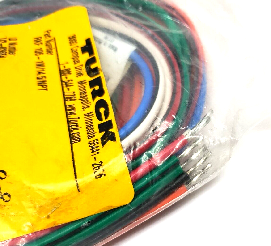 Turck RKF 106-1M/14.5/NPT Front Mount Receptacle Female 1-1/8" 10-Pin U2-02684 - Maverick Industrial Sales