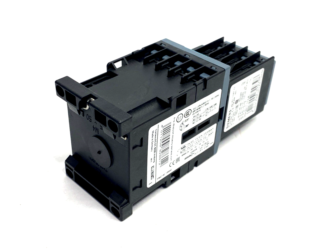 Siemens 3RH2140-1BB40 Contactor Relay 4 NO, 24V DC, 3RT2916-1BB00 - Maverick Industrial Sales