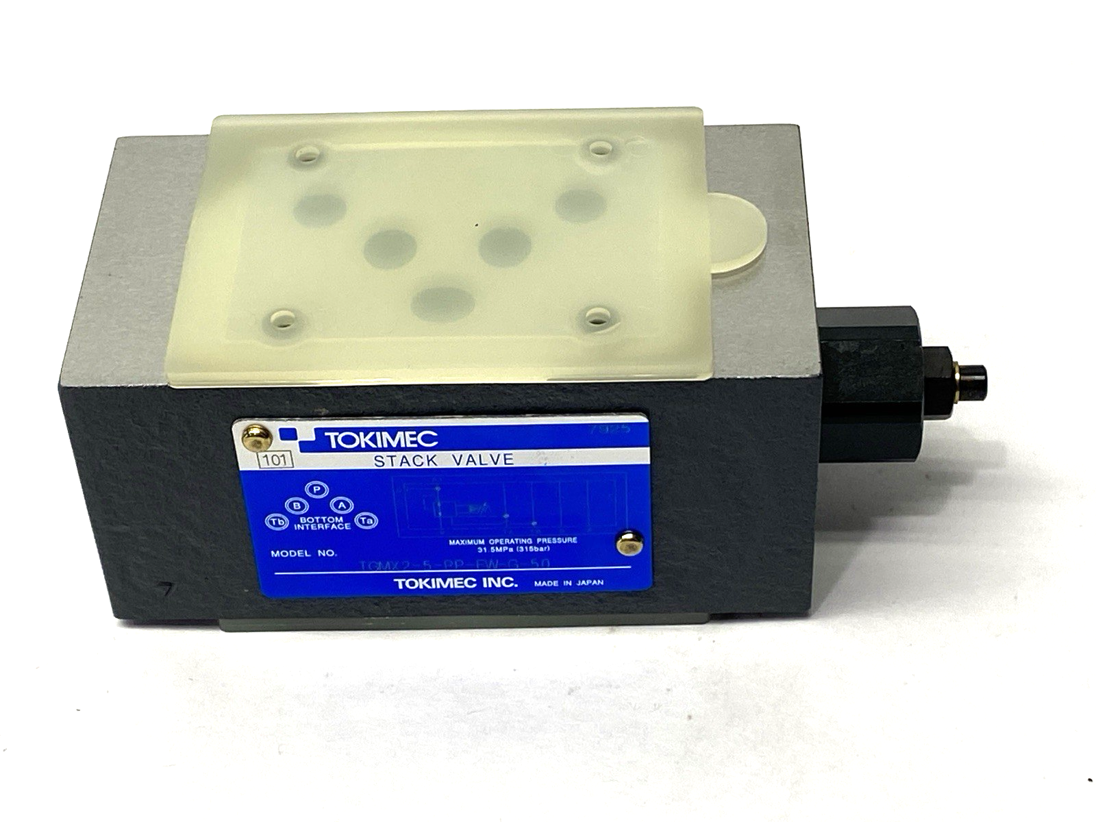 TGMX2-5-PP-FW-G-50 | Tokimec Stack Valve - New – Open box - Maverick Industrial Sales