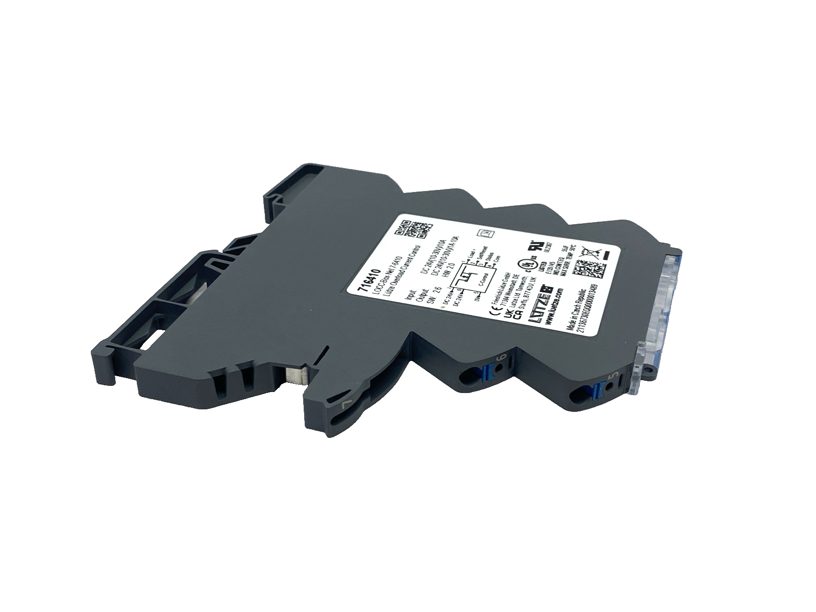 716410 | Lutze Load Monitoring Circuit Breaker DC 10A, LOCC-Box-Net 7-6410 - New – Open box - Maverick Industrial Sales