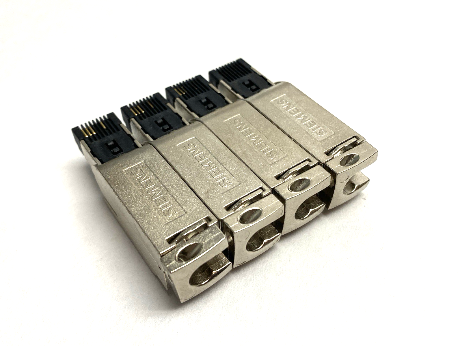 Siemens 6GK1901-1BB10-2AB0 SIMATIC NET Industrial Ethernet RJ45 Plug LOT OF 4 - Maverick Industrial Sales