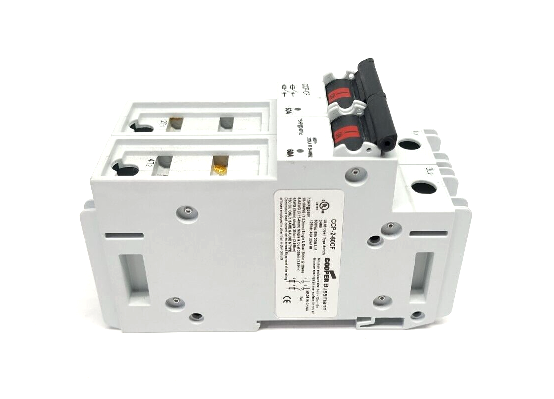 Cooper Bussmann CCP-2-60CF Fusible Disconnect 2P 600VAC 125VDC 60A - Maverick Industrial Sales