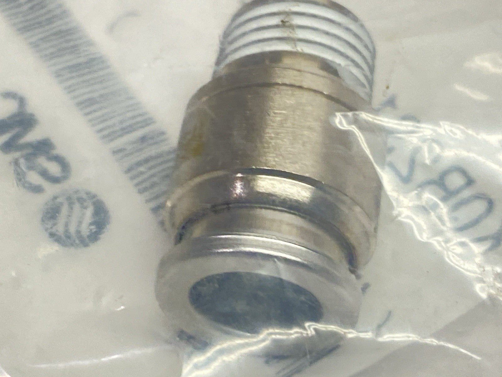 KQB2S11-N02S | SMC Fitting 3/8 in Tube - 1/4 NPT Metal One-Touch LOT OF 2 - New - Maverick Industrial Sales
