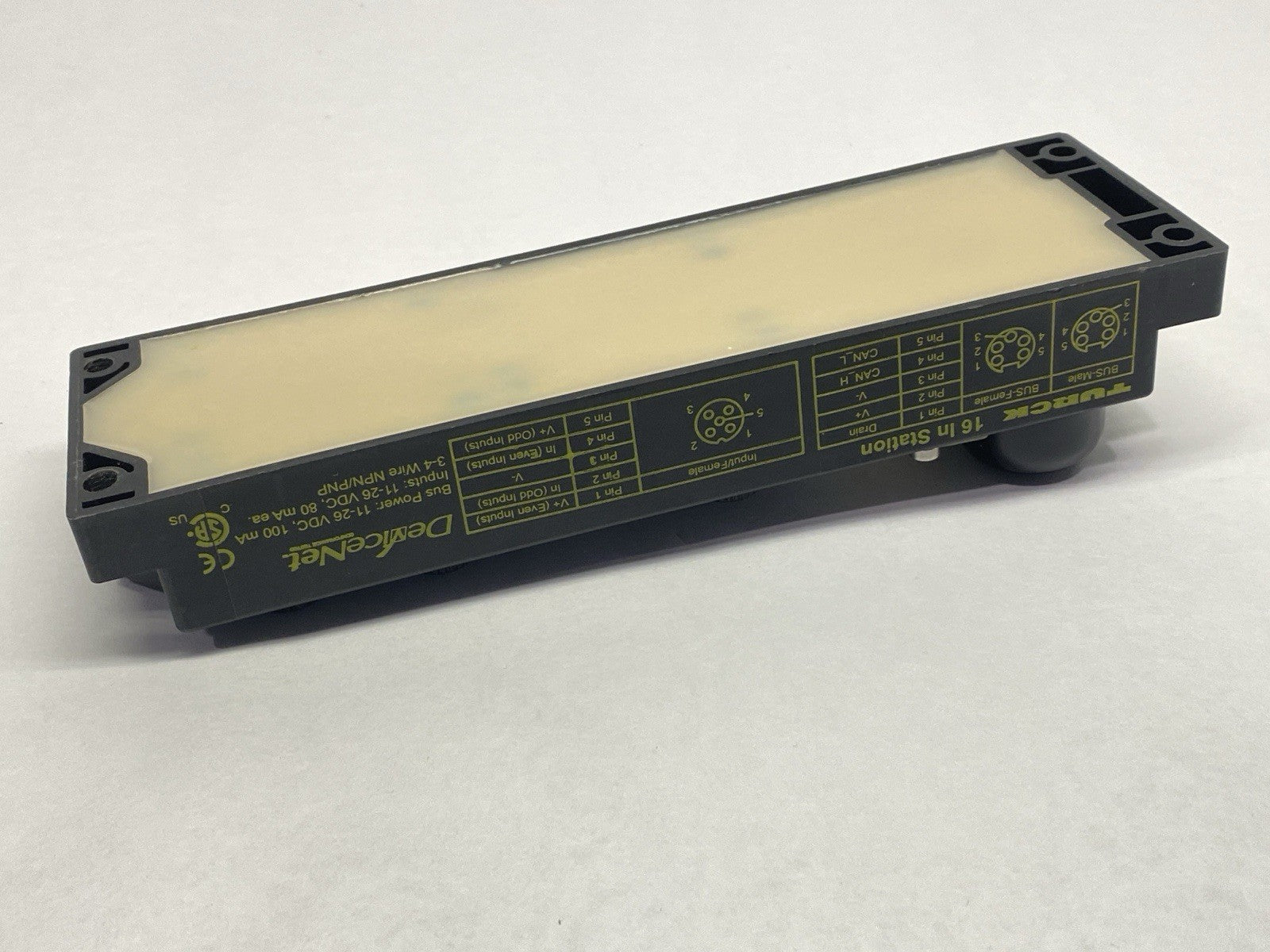 FDNL-L1600-T | Turck I/O Module For DeviceNet Fieldbus 16 Input F0095 - New – Open box - Maverick Industrial Sales