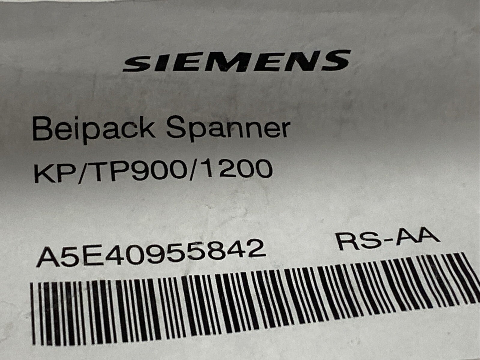 Siemens A5E40955842 Beipack Spanner KP/TP900/1200 LOT OF 10 - Maverick Industrial Sales