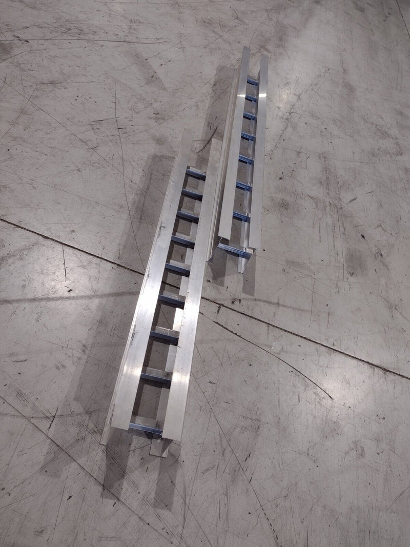 Aluminum Cable Tray LOT OF 7 Pieces Various Lengths and Widths, See Description - Maverick Industrial Sales