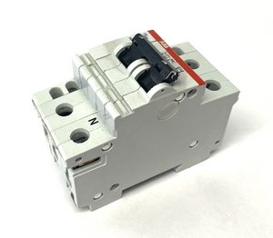S271-NA K16 A | ABB  Miniature Circuit Breaker 2-Pole w/ Auxiliary Contact - Used
