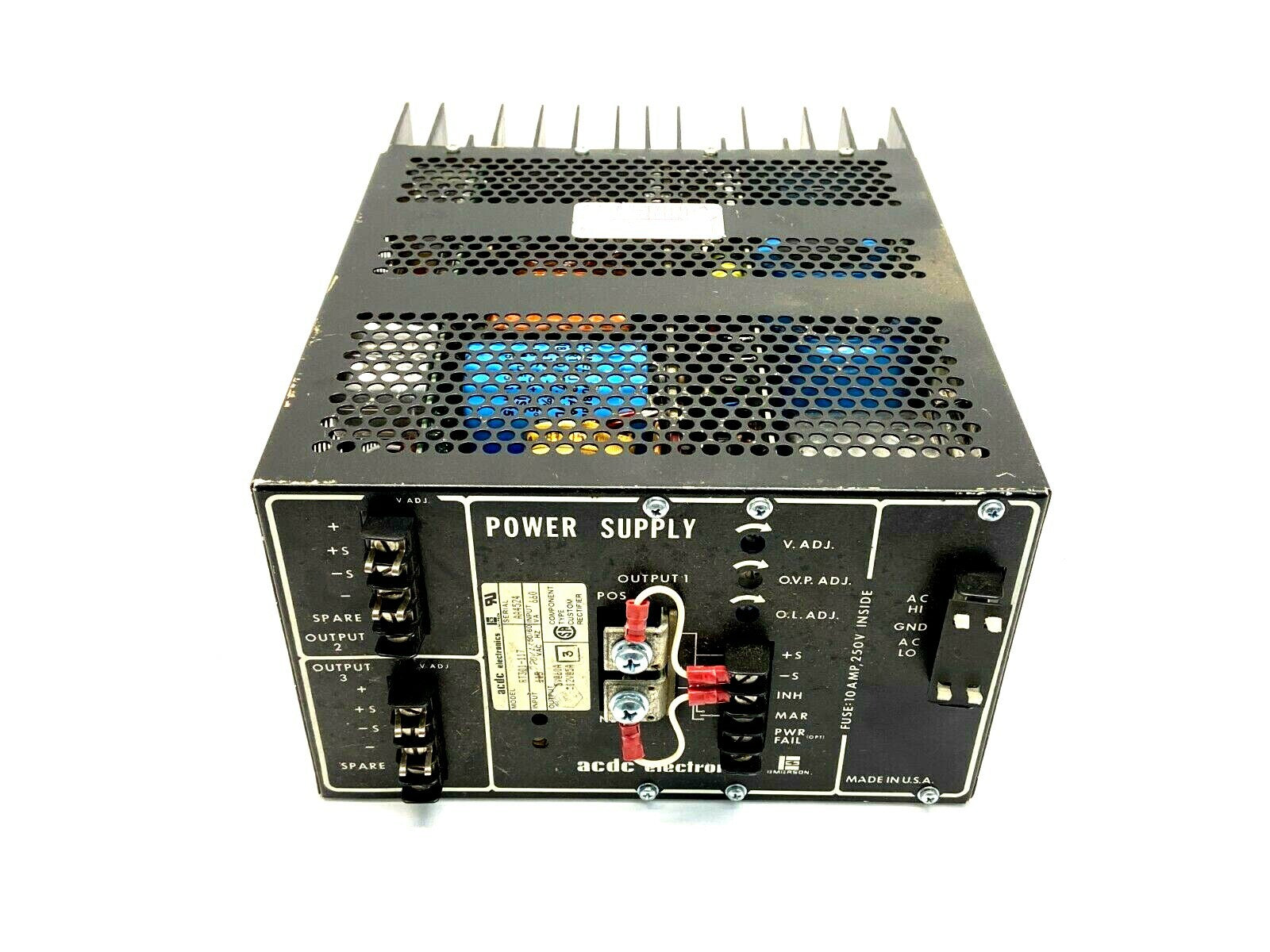 RT301-117 | ACDC Electronics Power Supply - For parts or not working - Maverick Industrial Sales