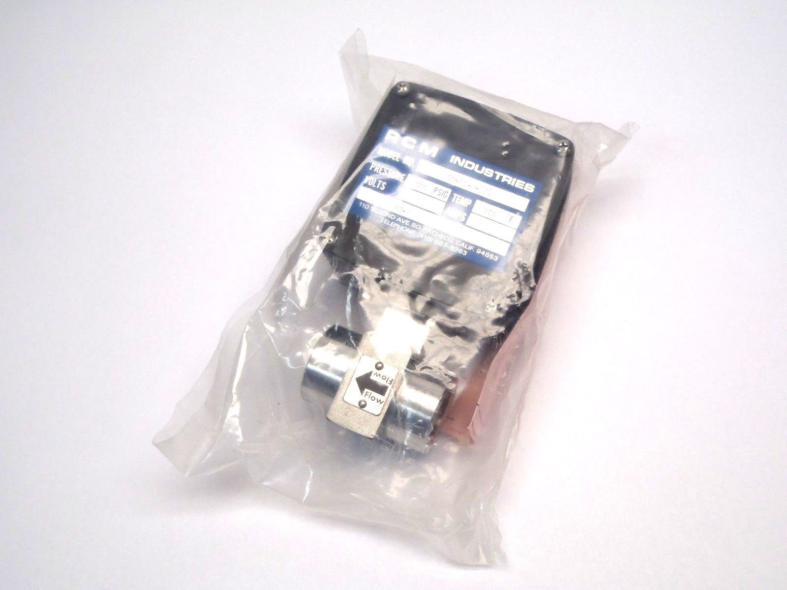 RCM Industries 830983 1”-73-R-M60 Flowmeter Gauge 180 PSIG Temp. 200 F - Maverick Industrial Sales