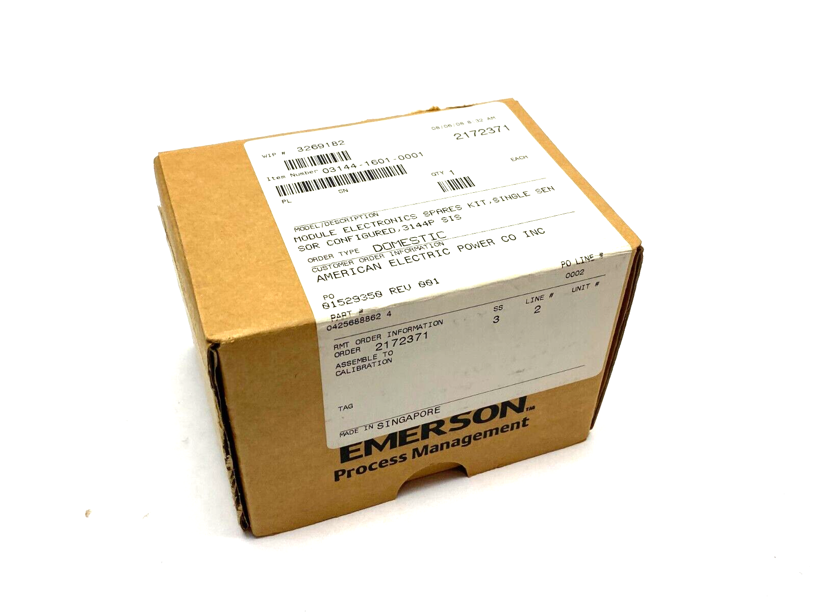 Rosemount Hart Electronics 03144-1601-0001 Temperature Transmitter Sensor Kit - Maverick Industrial Sales