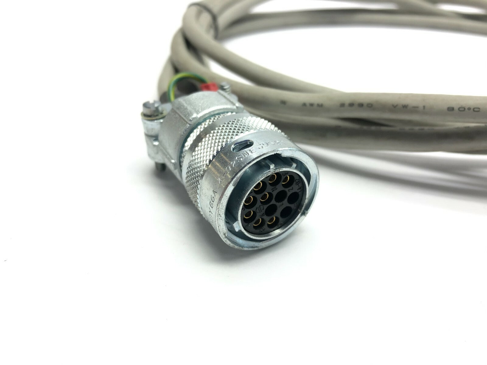 Mitutoyo CMM Machine Control Cable Burndy G6A14-02SNE 11-Pin Connector - Maverick Industrial Sales