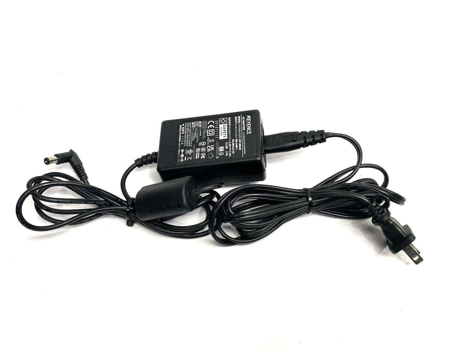 OP-88046 | Keyence Code Reader AC Adapter 100-240V 0.4A - Used - Maverick Industrial Sales