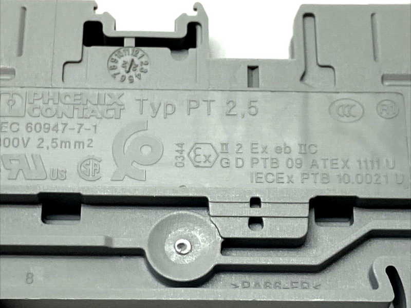 Phoenix Contact PT 2,5 Feed-Through Terminal Block 3209510 LOT OF 10 - Maverick Industrial Sales