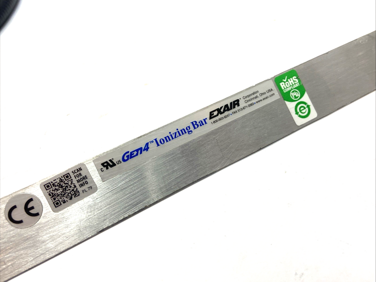 Exair 8024 Ionizing Bar Gen4 24in Length - Maverick Industrial Sales