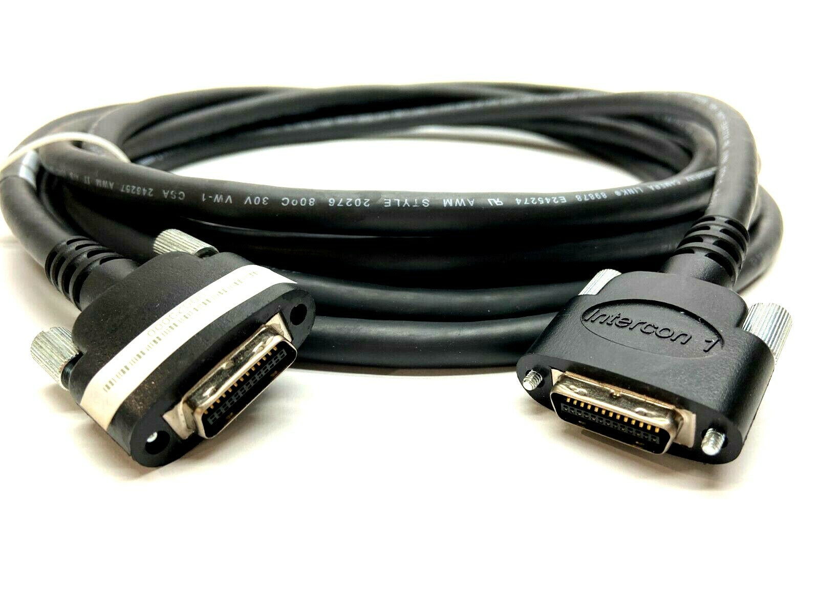 Intercon II-CLCP-5.0-P High Flex 5 Meter Camera Link MDR Cable 30 VAC - Maverick Industrial Sales