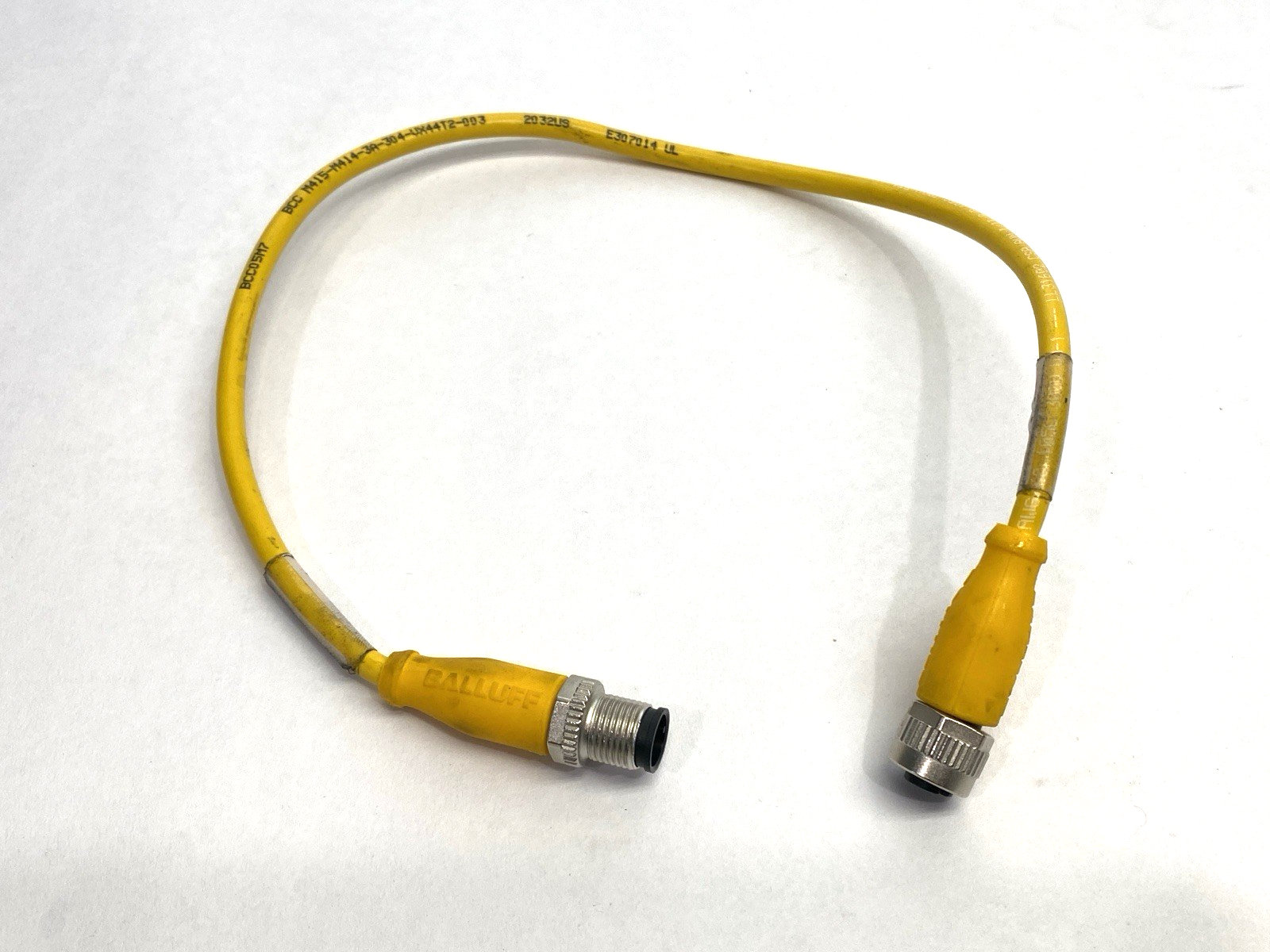 Balluff BCC M415-M414-3A-304-UX44T2-003 Double-Ended M12 Cable BCC05M7 LOT OF 2 - Maverick Industrial Sales