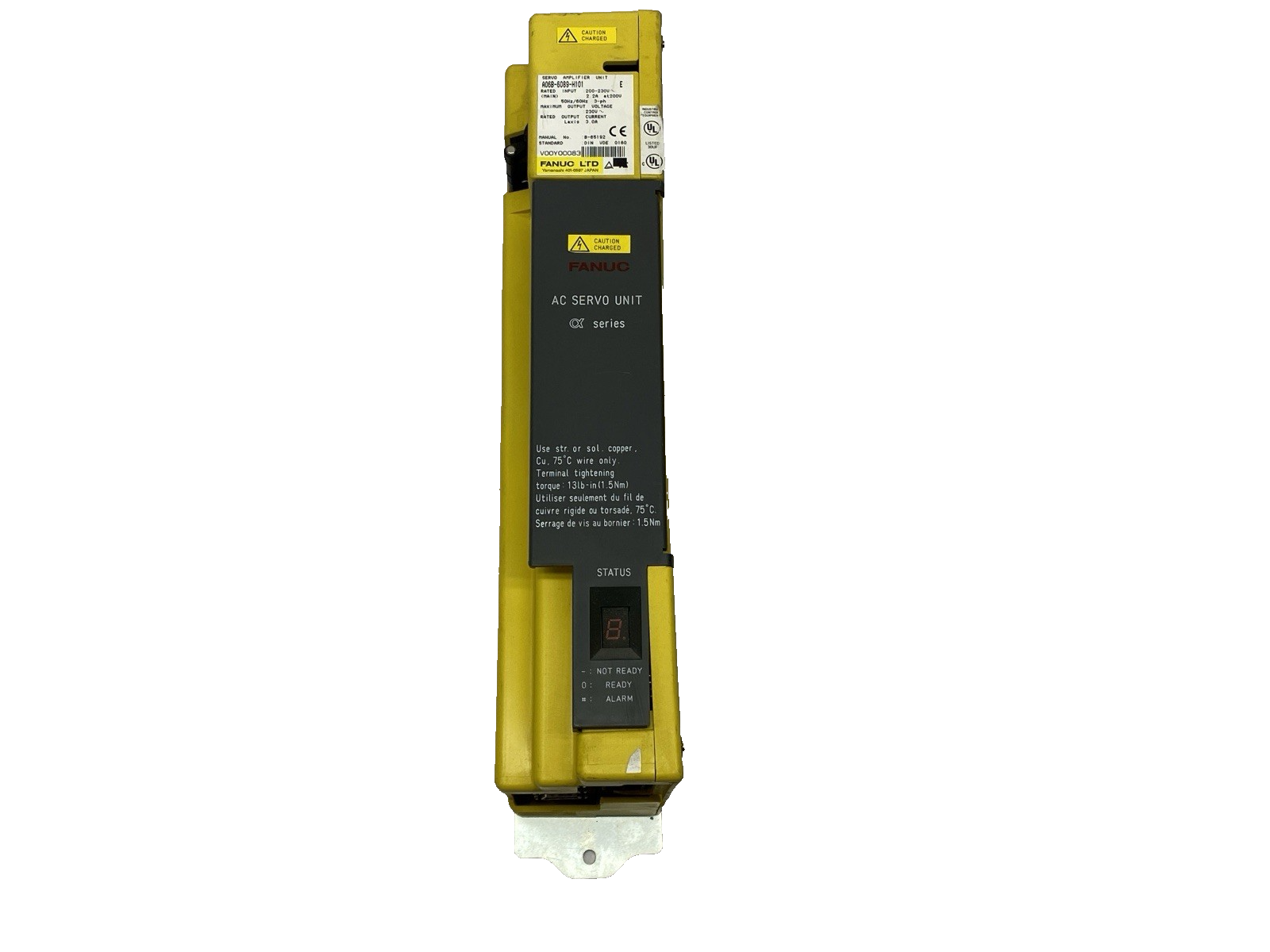 Fanuc A06B-6089-H101 E AC Servo Amplifier Unit 3PH 230V 3A - Maverick Industrial Sales