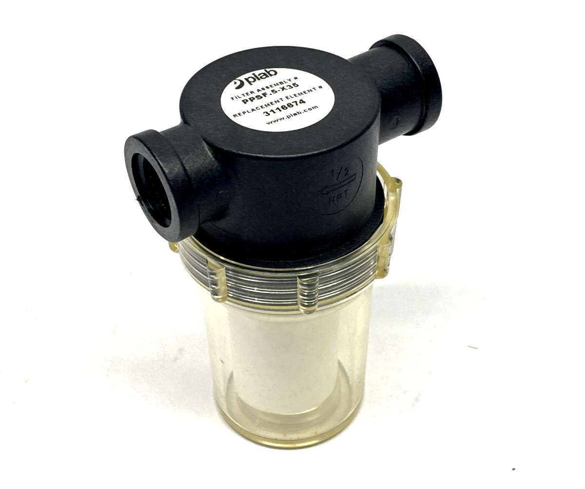 Piab PPSF.5-X35 Vacuum filter 1/2" NPT 0128413 - Maverick Industrial Sales