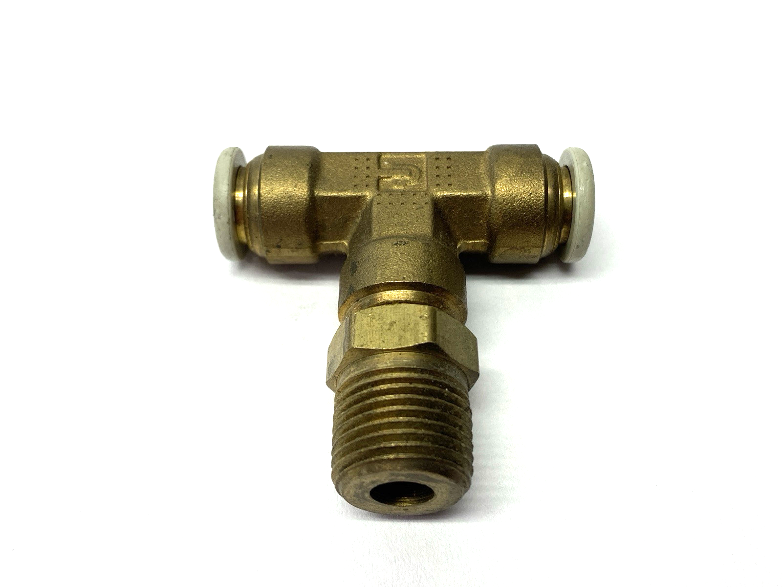 Parker 172PTC-6-6 Prestolok Tee Fitting Push to Connect 3/8" x Male NPT 3/8" - Maverick Industrial Sales