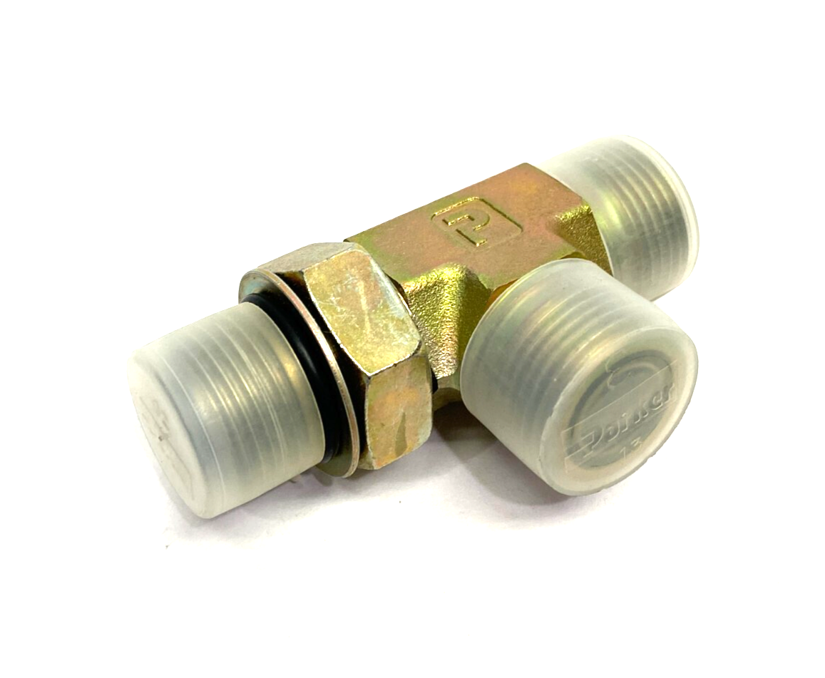 Parker 12 R5OLO-S Seal-Lok O-Ring Face Seal Run Tee Connector - Maverick Industrial Sales