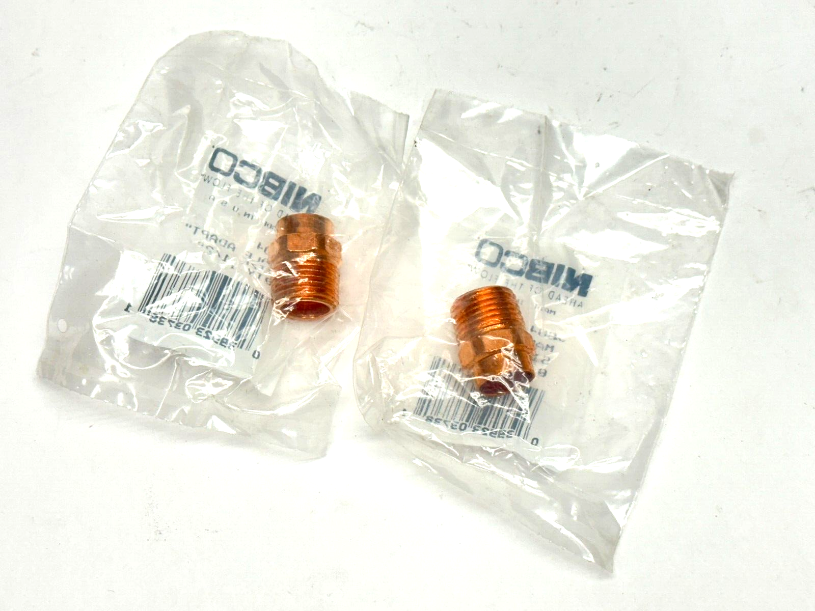 Nibco 604 1/2 Male Adapter CXM 1/2" LOT OF 2 - Maverick Industrial Sales