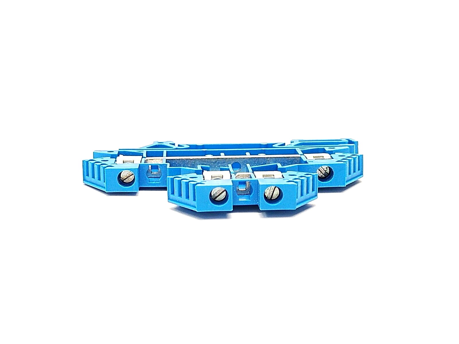 Morsettitalia EURO D4-2 Two Stage Terminal Block, Blue, 43550 BL LOT OF 5 - Maverick Industrial Sales