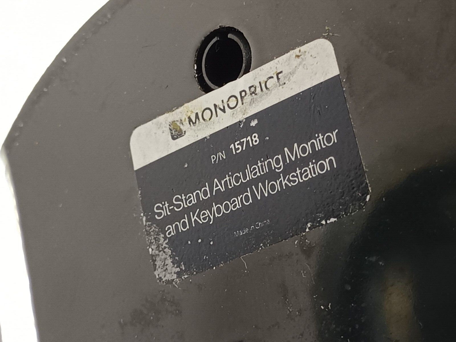 Monoprice 15718 Sit-Stand Articulating Monitor & Keyboard Workstation - Used - Maverick Industrial Sales