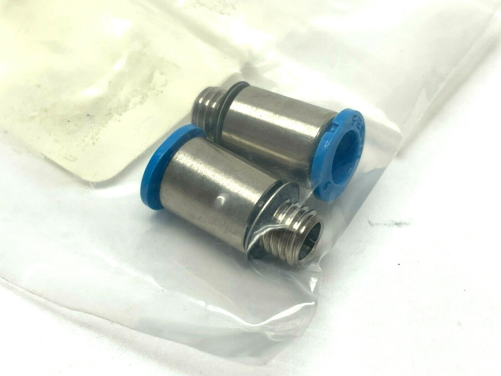 Festo QSM-M7-6-I Push-In Fitting 153321 LOT OF 2 - Maverick Industrial Sales