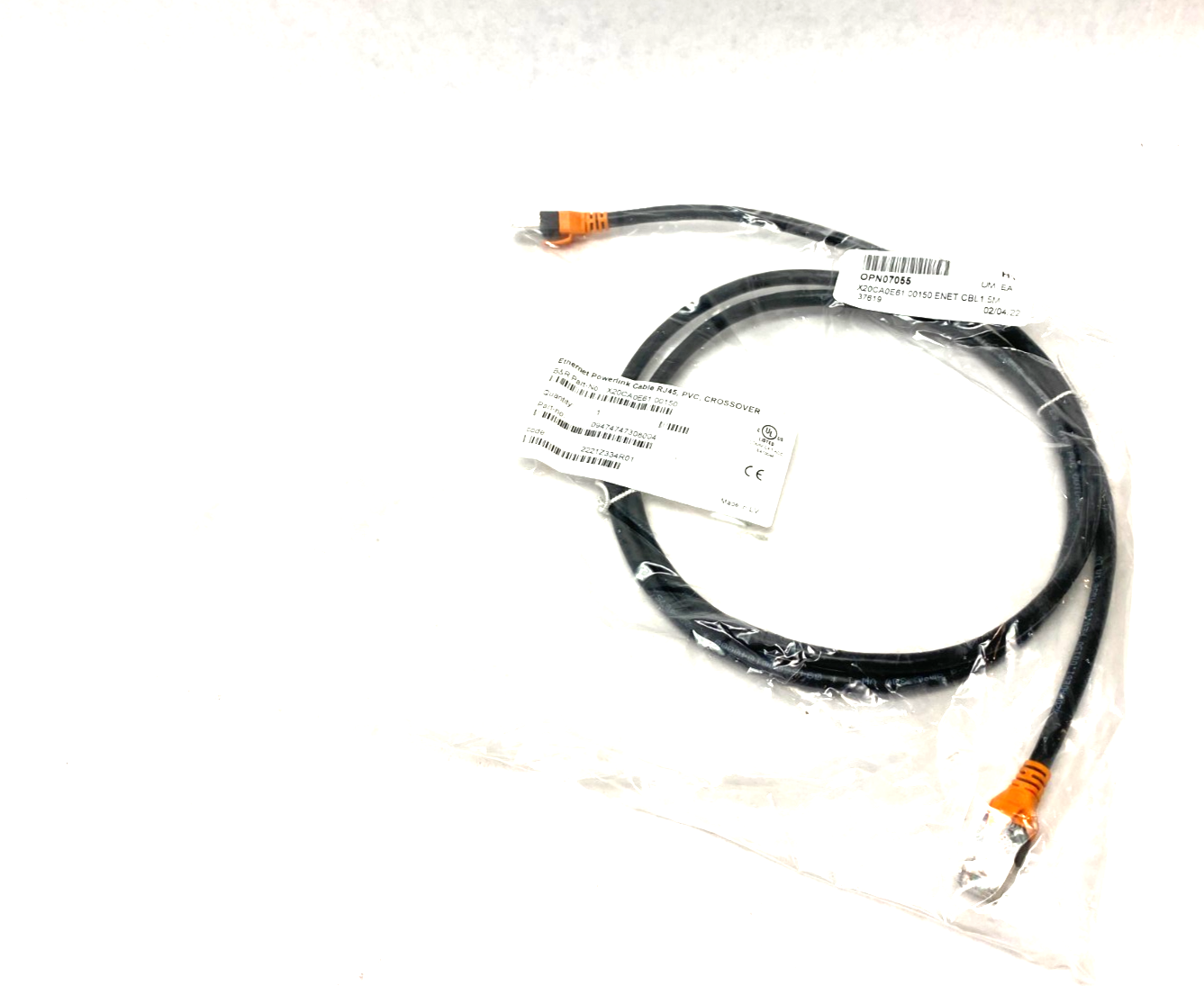 X20CA0E61.00150 | B&R Automation Ethernet POWERLINK Crossover Cable 2x RJ45 - New - Maverick Industrial Sales