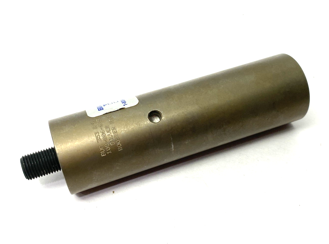 Branson 108-006-623 Ultrasonic Horn Silver Booster 1-1/2” Diameter, Solid - Maverick Industrial Sales