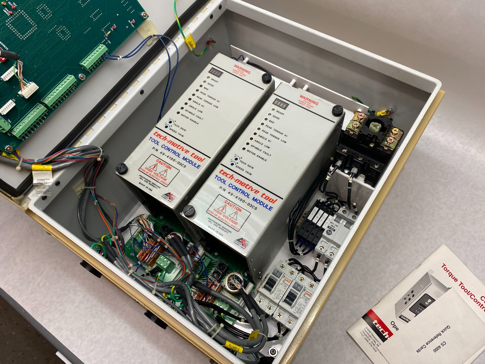 C4000B02K02C | Tech-motive Tool Torque Tool Controller - Used - Maverick Industrial Sales