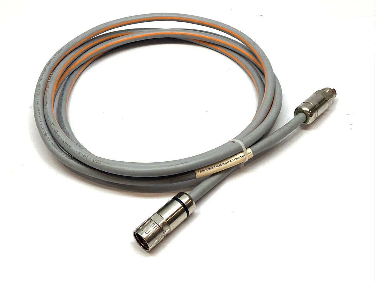 Festo NEBM-M23G15-EH-5-Q9N-R3LEG14 Motor Extension Cable 5m Length 5251382 - Maverick Industrial Sales