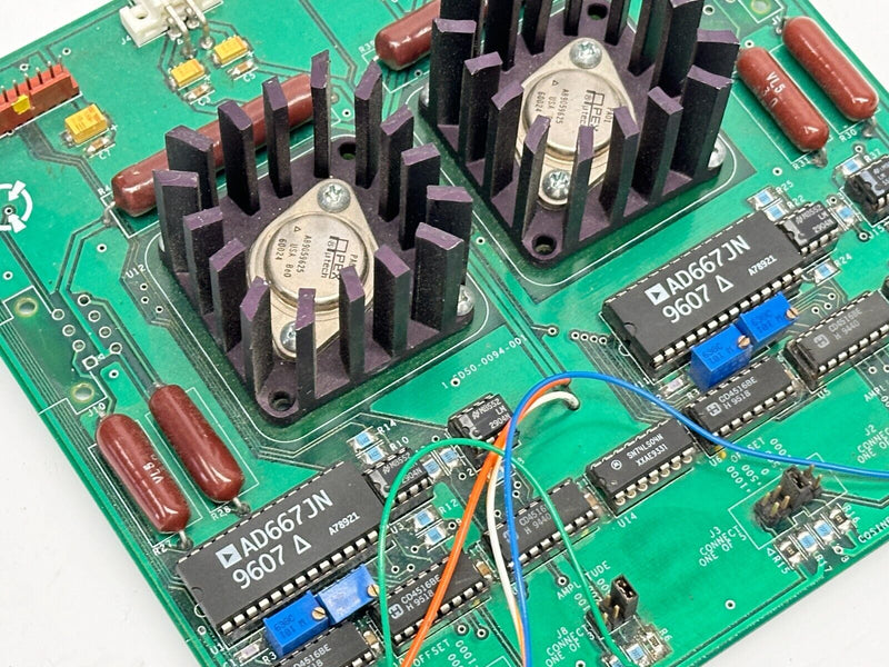 1-CD50-0094-001 PCB 1-CD50-0094-000-X1 w/ 2x AD667JN 9607 DAMAGED - Maverick Industrial Sales