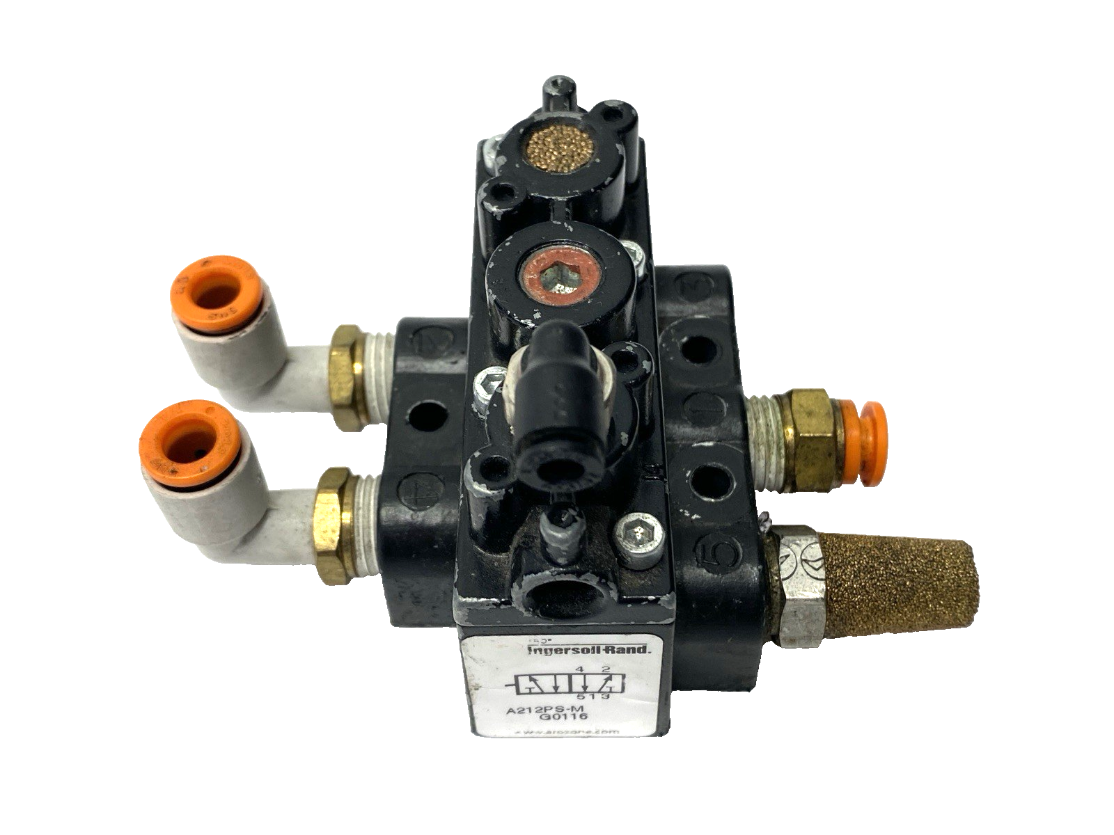 ARO Ingersoll Rand A212PS-M Pneumatic Pilot Valve 5-Port 4-Way 2-Position 1/4" - Maverick Industrial Sales