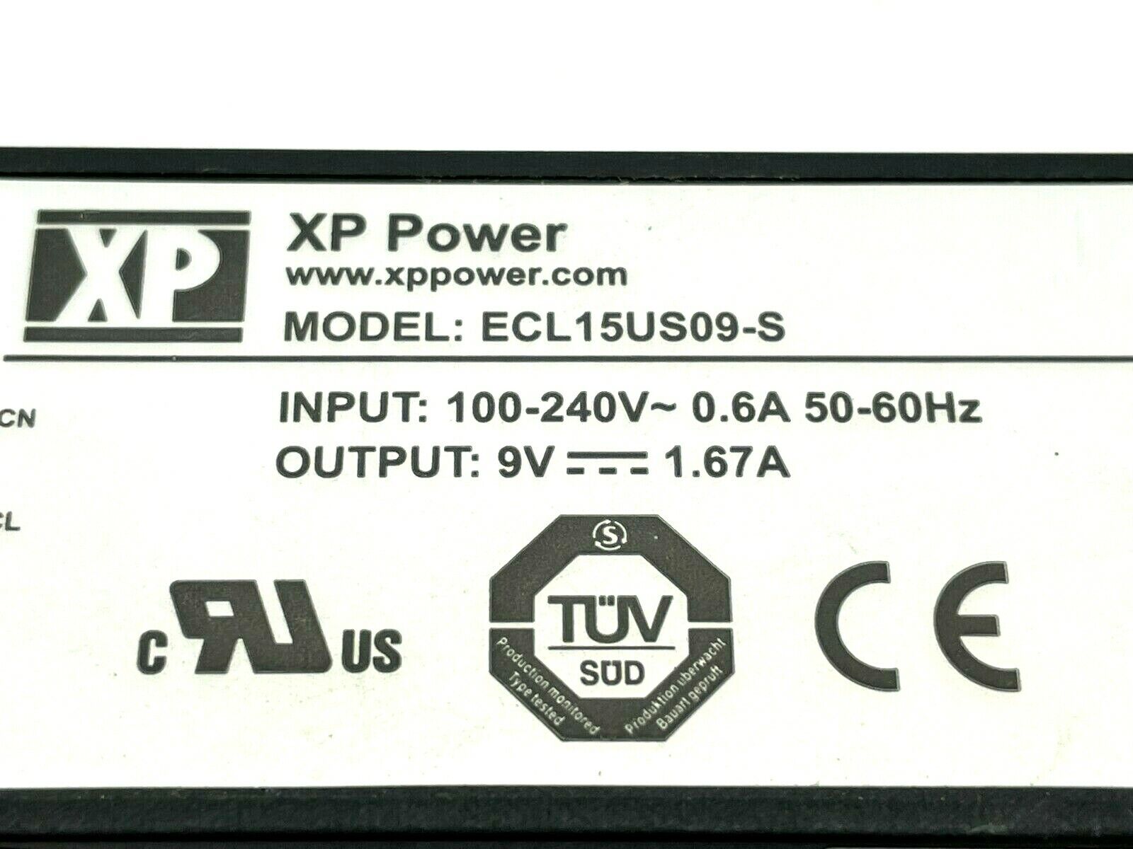 XP Power ECL15US09-S Enclosed AC DC Converter - Maverick Industrial Sales