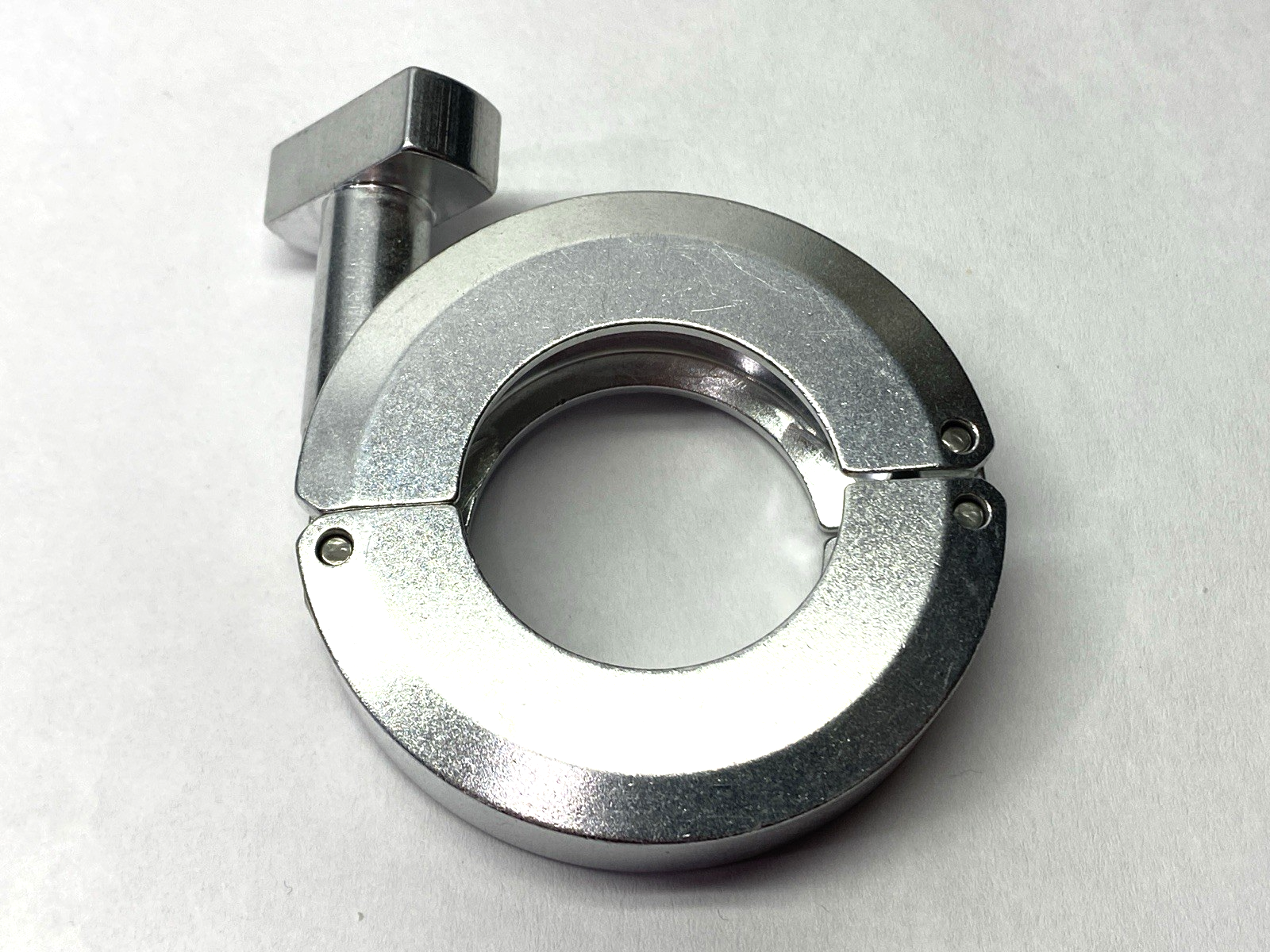 Aluminum Flanged O-Ring Conical Reducer 40mmx30mm Flange 22mm x 16mm ID w/Clamps - Maverick Industrial Sales