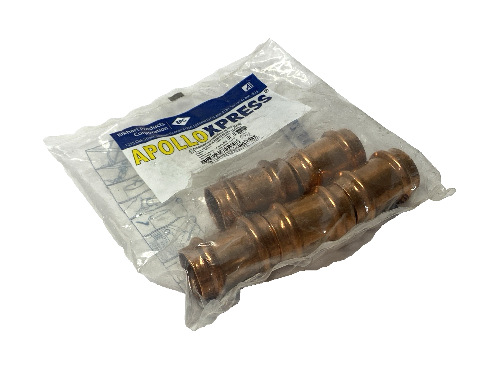 Apollo Press 10075504 Copper Coupling LOT OF 5 - Maverick Industrial Sales