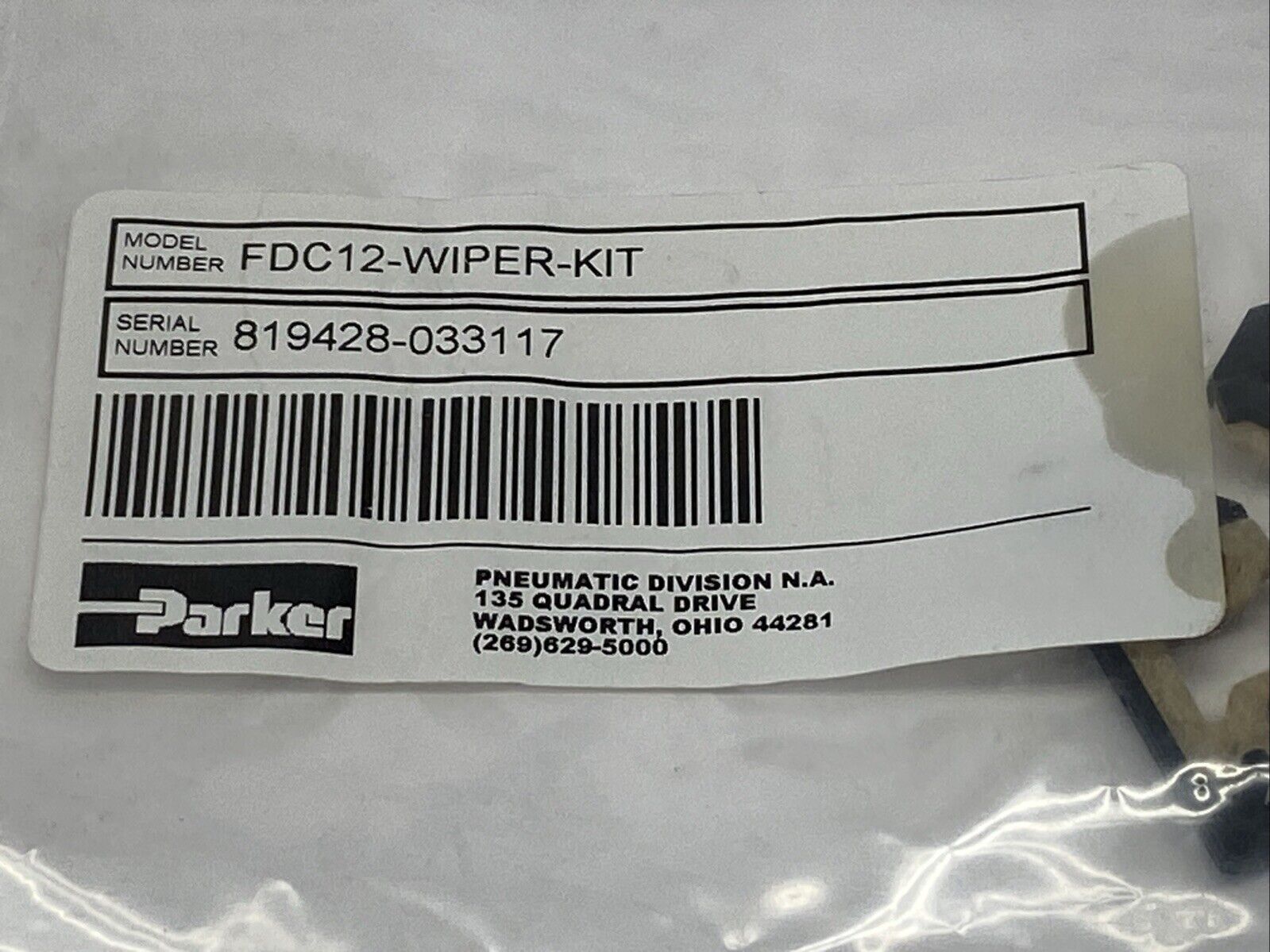 Parker FDC12-WIPER-KIT Wiper Blade Seal Kit - Maverick Industrial Sales