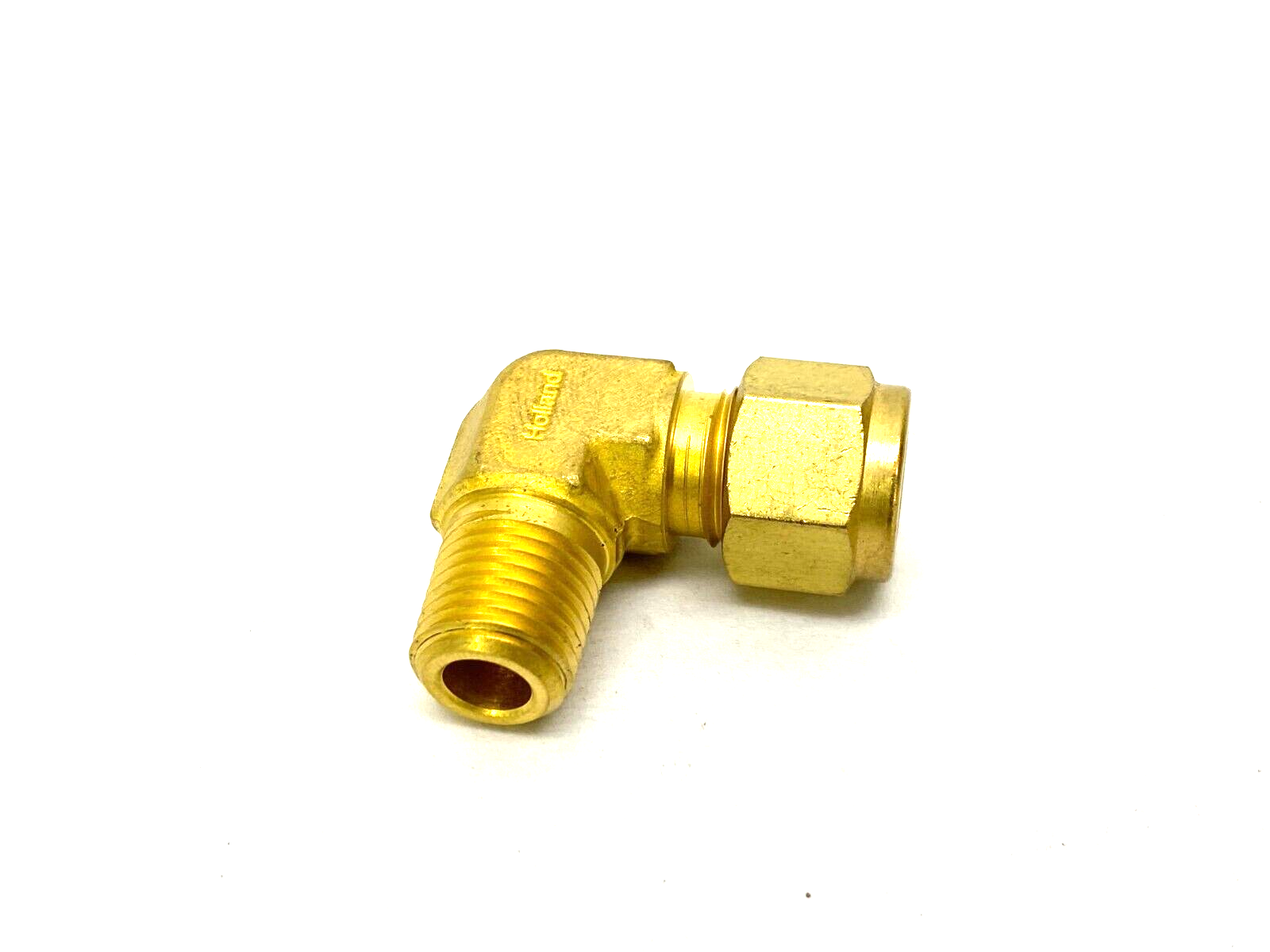 Swagelok B-600-2-4 Brass Elbow Compression Fitting 3/8" Tube 1/4" NPT Thread - Maverick Industrial Sales